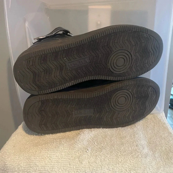 U.S. Polo Assn. men’s black hightop sneakers size 7 - Picture 6 of 6